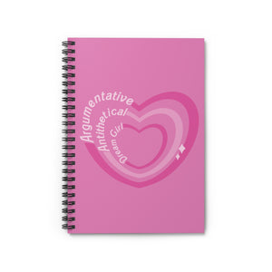 Dream Girl Spiral Notebook - Ruled Line