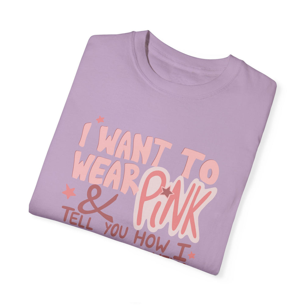 I Want To Wear Pink, Politics Tee