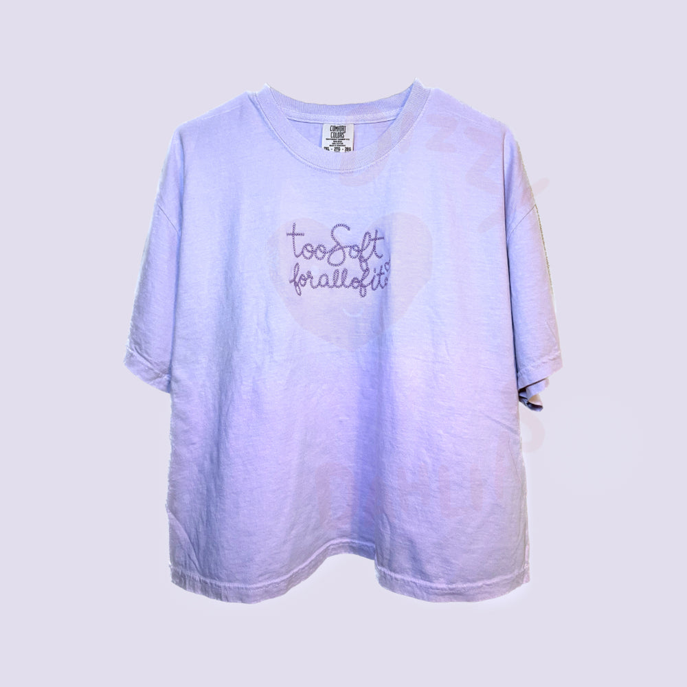 Too Soft Embroidered Boxy Tee