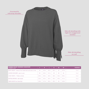 Delicate Spliced Ribbed Crewneck