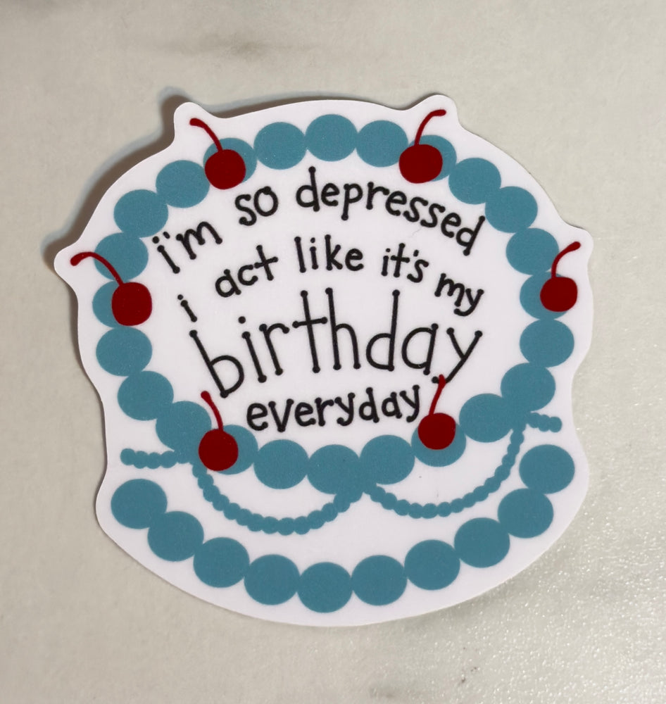 Birthday Everyday Sticker