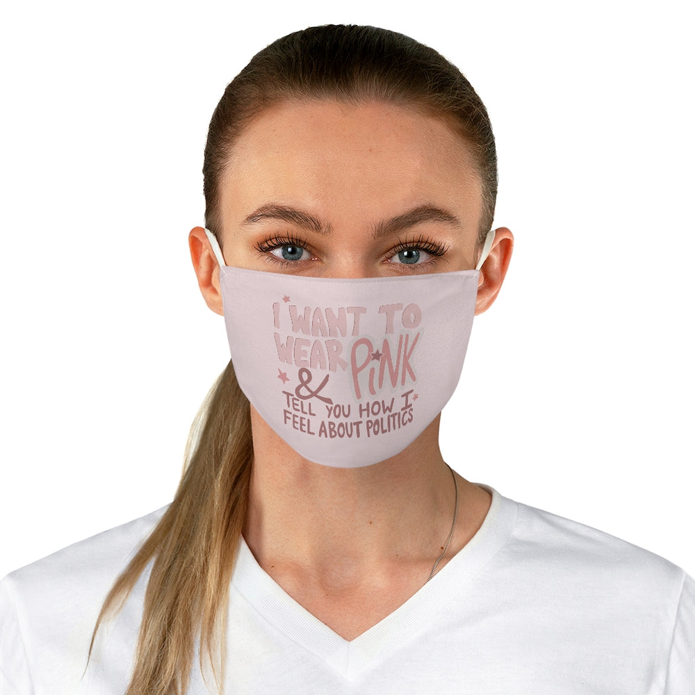 Wear Pink- Fabric Face Mask