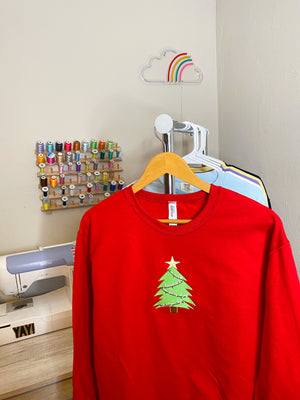 
                
                    Load image into Gallery viewer, Ready to Ship- Christmas Lights- Crewneck
                
            