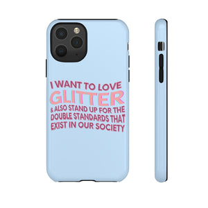 
                
                    Load image into Gallery viewer, Love Glitter Phone Case
                
            