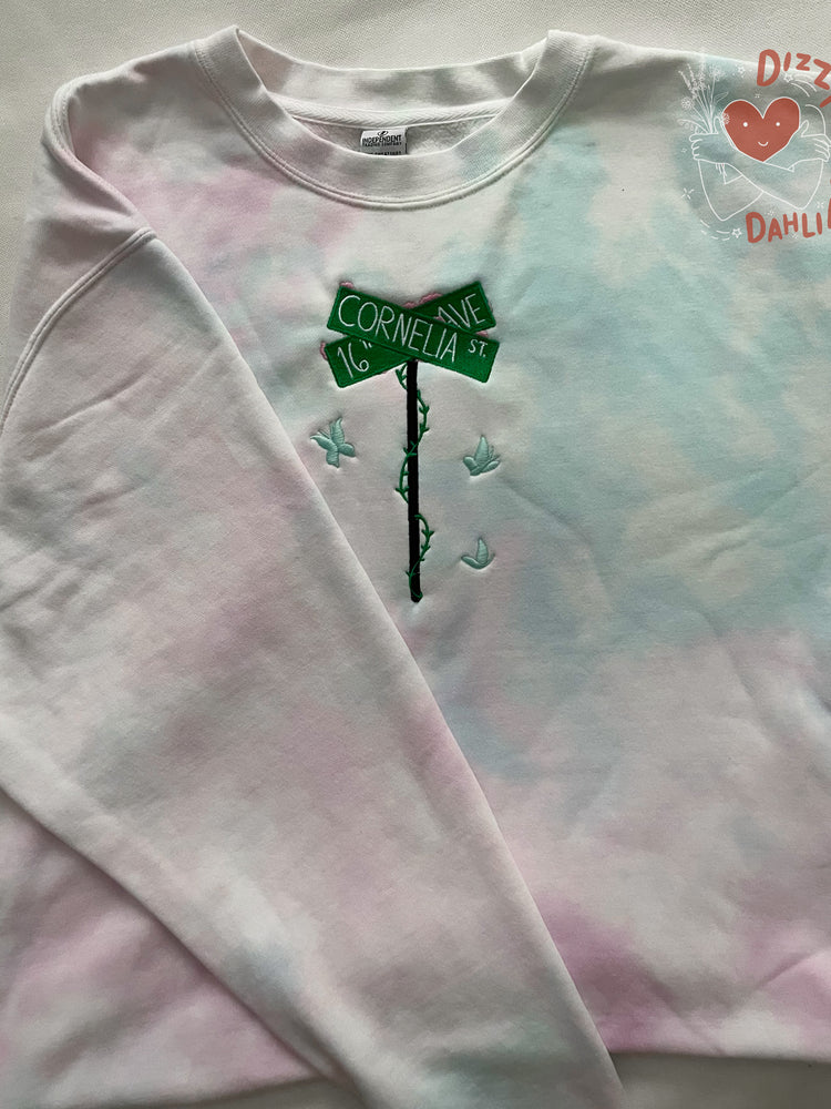 Cornelia Street Sweatshirt, Cotton Candy Tie Dye